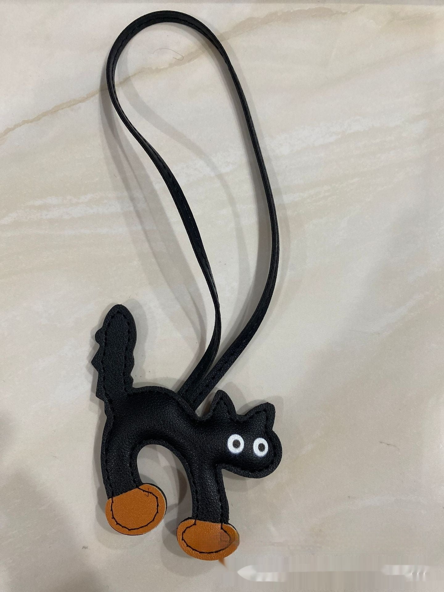 Mini CAT Leather Bag Pendant Charm for Bags and Keychains global swanky 3
