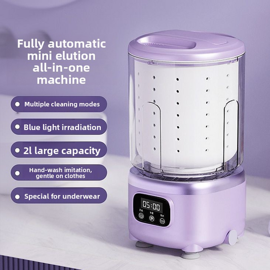 Mini Portable Washing Machine with Blue Light Sterilization  global-swanky 1