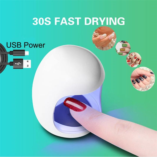 Mini UV Nail Dryer for Fast and Professional Nail Curing globalswanky 01