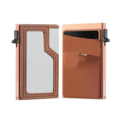  Minimalist Pop-Up Card Holder Wallet Slim Design Cash Pocket
global-swanky 1