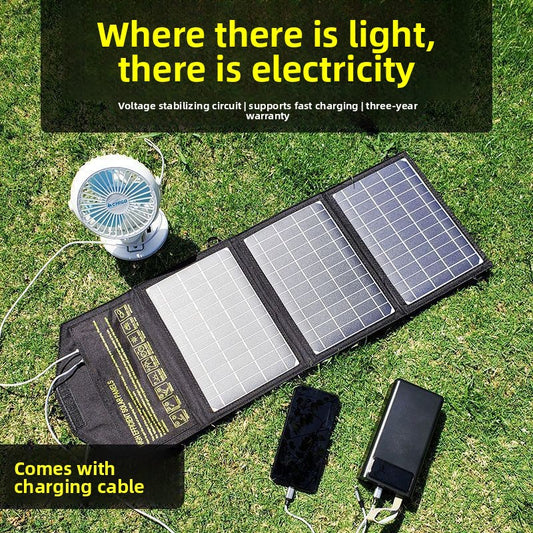Monocrystalline Solar Charger Panel for Outdoor Fast Charging /global-swanky 2