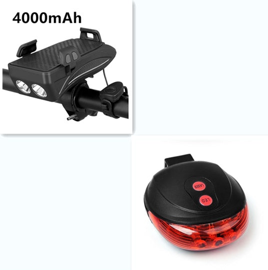 Motorcycle Bicycle Phone Holder with Charging & Front Lamp
global-swanky 3