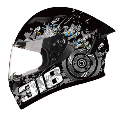Motorcycle Helmet for Men with Cool Retro Electric Bike Style Global swanky 3
