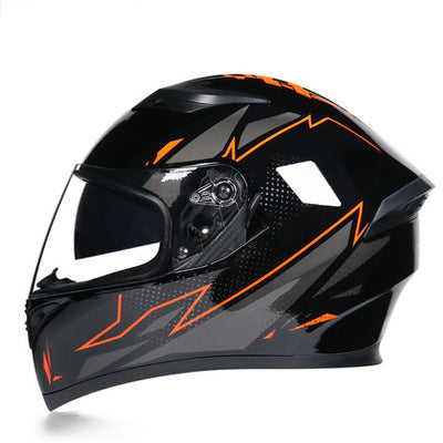 Motorcycle Helmet with Anti-Fog Visor & Bluetooth Protection Global swanky 3