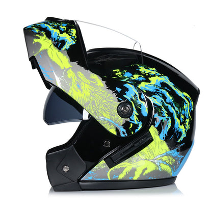 Motorcycle Winter Helmet with Dual Lens for Everyday Road Use Global swanky 2