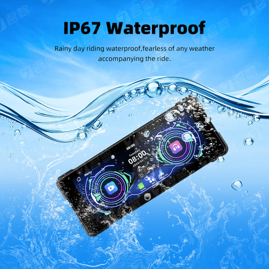 Motorcycle Wireless CarPlay Navigation with Dual Camera Global swanky 3