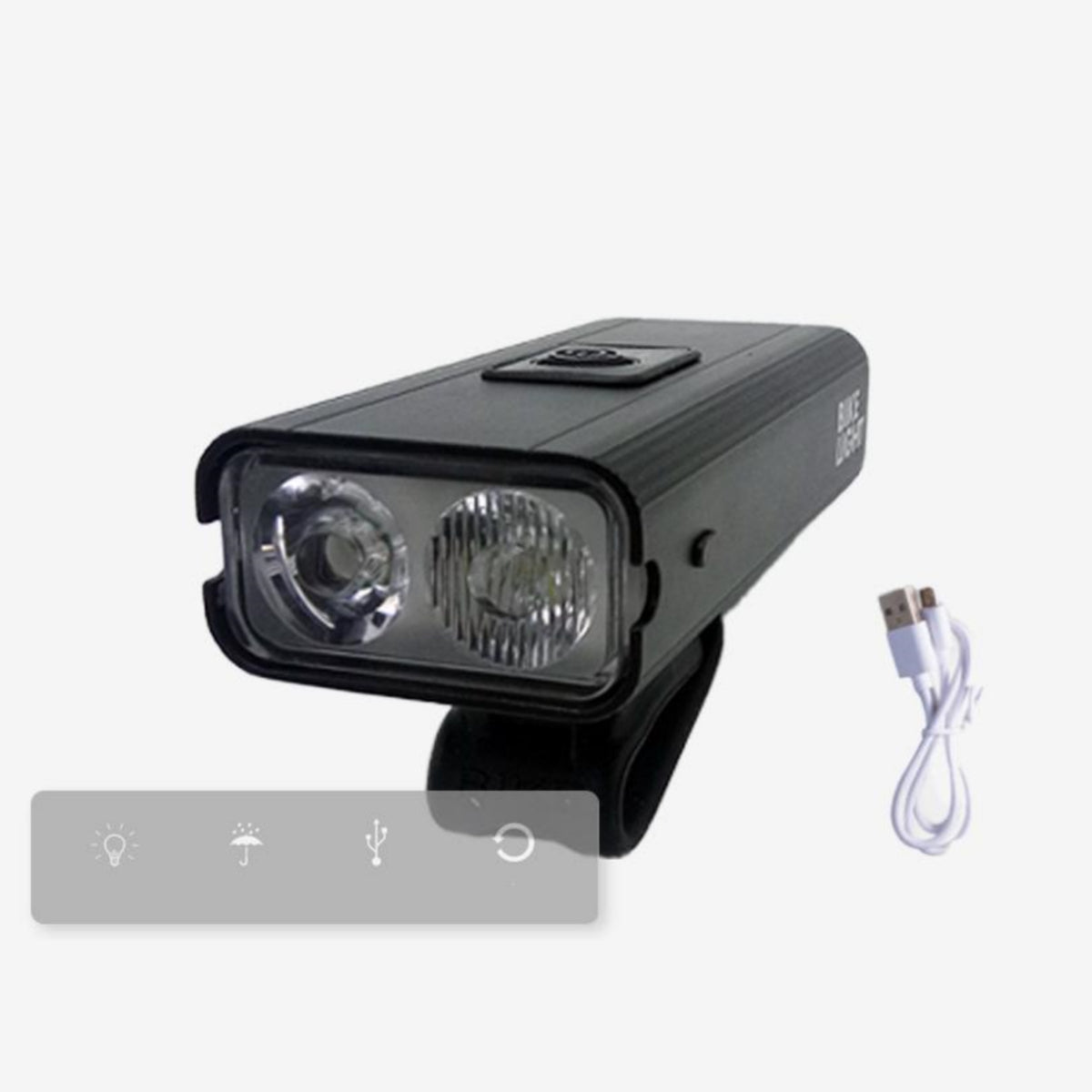 Mountain Bike Night Lights for Night Trail Visibility Support Global  swanky 1