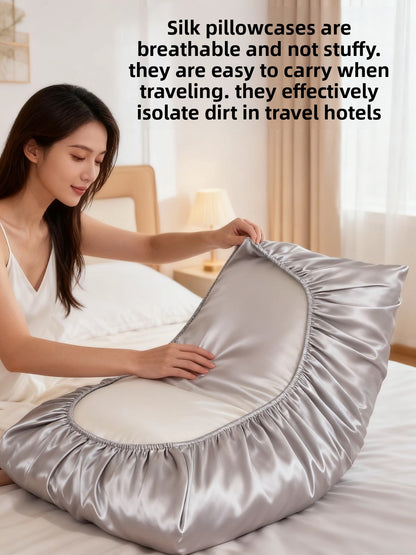 Mulberry Silk Pillowcase for Smooth Hair and Soft Skin Care Global Swanky 2