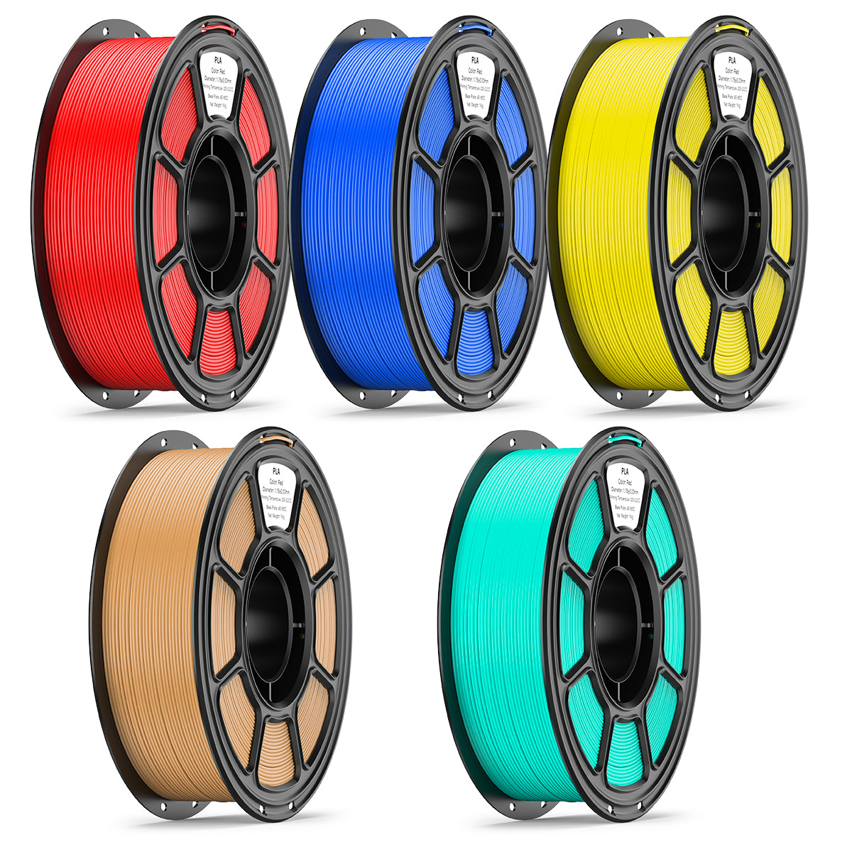 Multi-Color PLA 3D Printer Filament for DIY Model Prototyping Global swanky 3