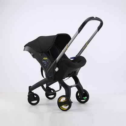 Multi-Function Baby Stroller with Reversible Seat for Walks Global Swanky 1