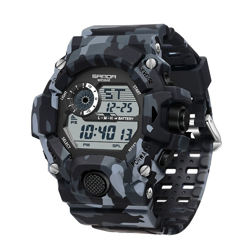 Multi-functional Camouflage Series Outdoor Sports Watch for Men global swanky3