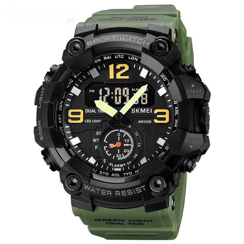 Multifunctional Dual-Movement Sports Electronic Watch For Men Global swanky 1