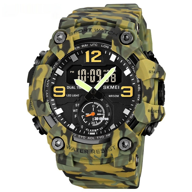 Multifunctional Dual-Movement Sports Electronic Watch For Men Global swanky 3