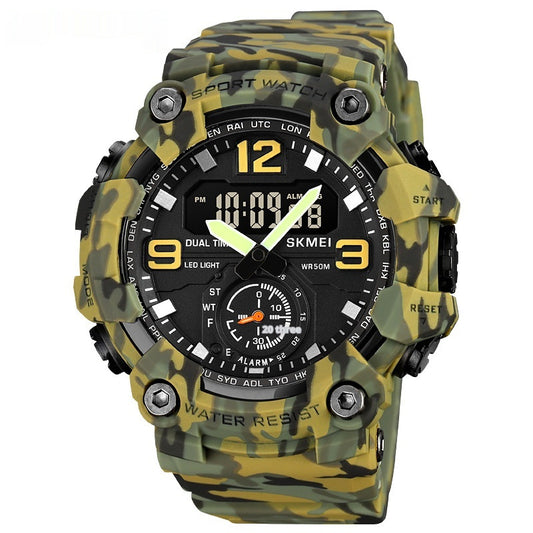 Multifunctional Dual-Movement Sports Electronic Watch For Men Global swanky 3