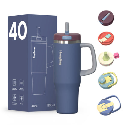 Multifunctional Stainless Steel Tumbler with Handle Global swanky 1