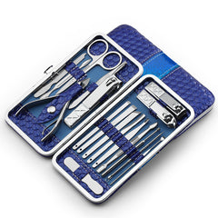 18 piece set blue
