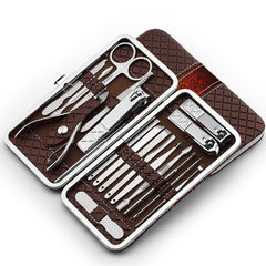 18 piece set brown