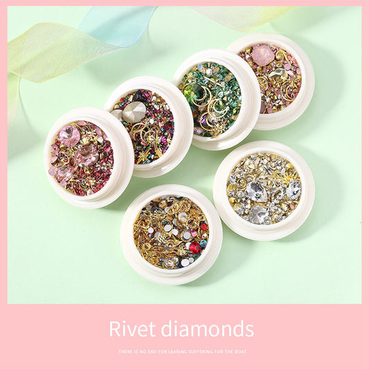 Nail Diamond Rivet Jewelry for Creative Nail Art Designs globalswanky 03