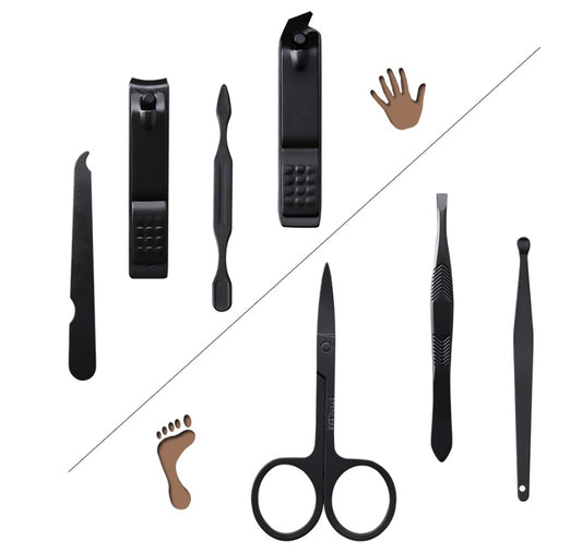 Nail Manicure Set 7 Clippers and Multi-Function Grooming Kit globalswanky 02