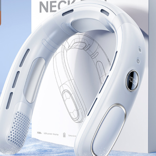 Neck-Worn Fan with Rechargeable Portable Airflow Design global-swanky 2