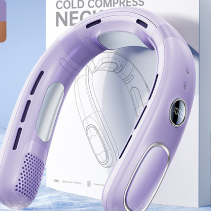 Neck-Worn Fan with Rechargeable Portable Airflow Design global-swanky 3