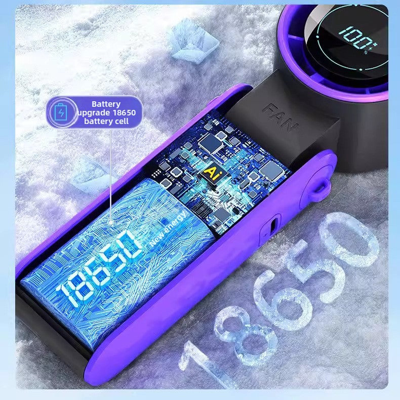  Neck Cooling Ice Compress Fan with Portable Cooling Power global-swanky- 3