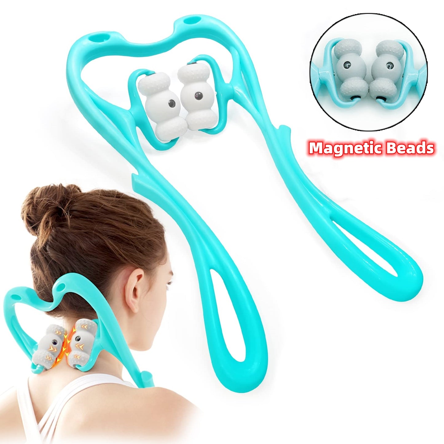 Neck Massager Tool for Full Body Pain Relief and Relaxation global-swanky 1