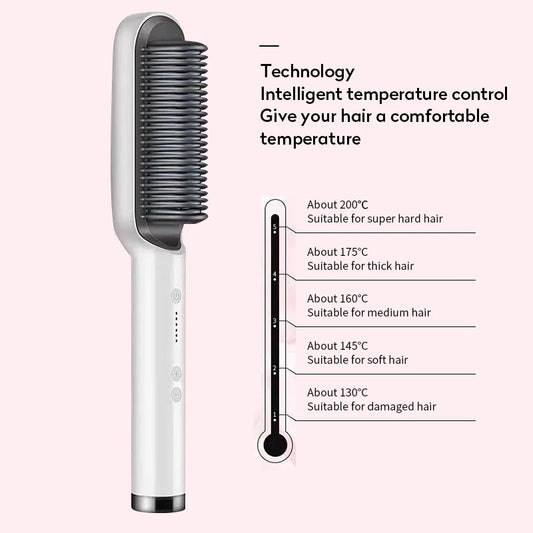 New 2-in-1 Hair Straightener with Negative Ion Curling Tong globalswanky 04