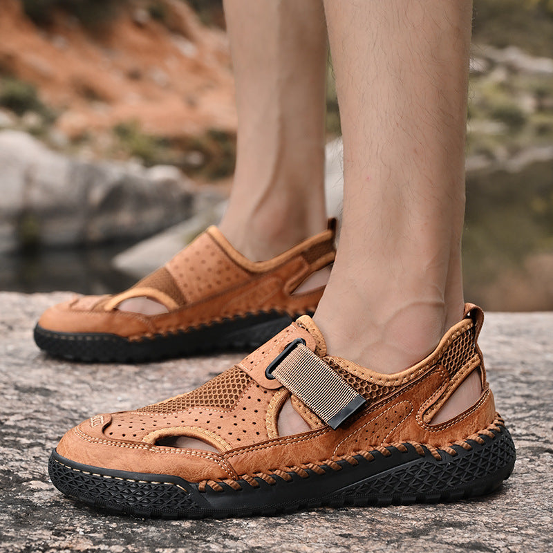 New Men’s Closed-Toe Sandals  Breathable Outdoor Casual 
global-swanky 1