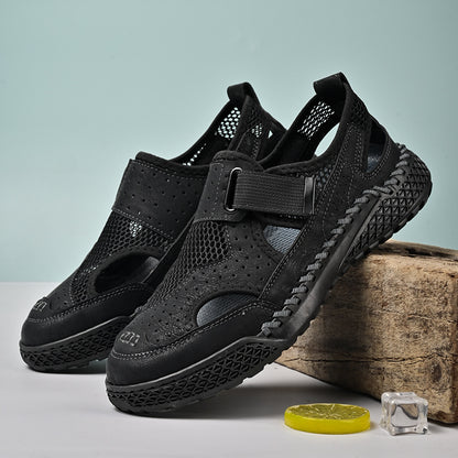 New Men’s Closed-Toe Sandals  Breathable Outdoor Casual 
global-swanky 3