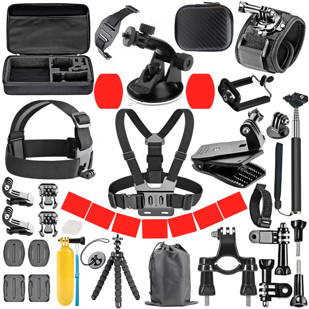 Nine-Piece Action Camera Accessories Set for Sports & Travel Global Swanky 01