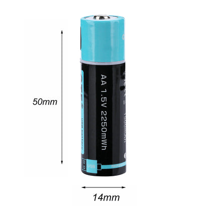 No. 5 1.5V 1500mAh USB Rechargeable Battery – Fast, Safe Charging Global swanky 