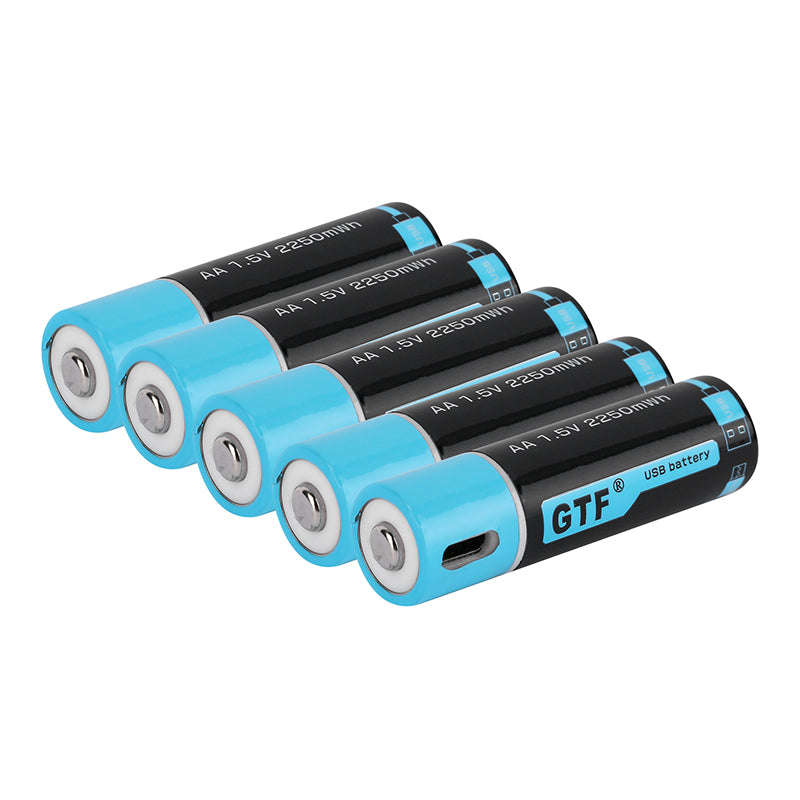No. 5 1.5V 1500mAh USB Rechargeable Battery – Fast, Safe Charging Global swanky 3