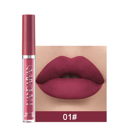Non-Fading Matte Liquid Lipstick, Non-Stick Cup Lip Gloss globalswanky 02