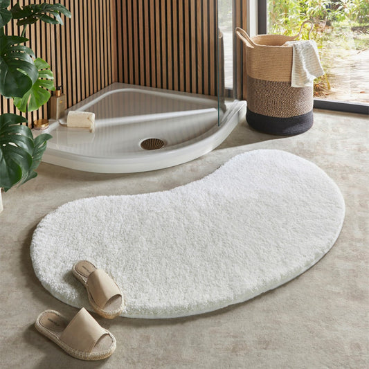 Non-Slip Fan-Shaped Bath Mat for Shower Room Door Global Swanky 2