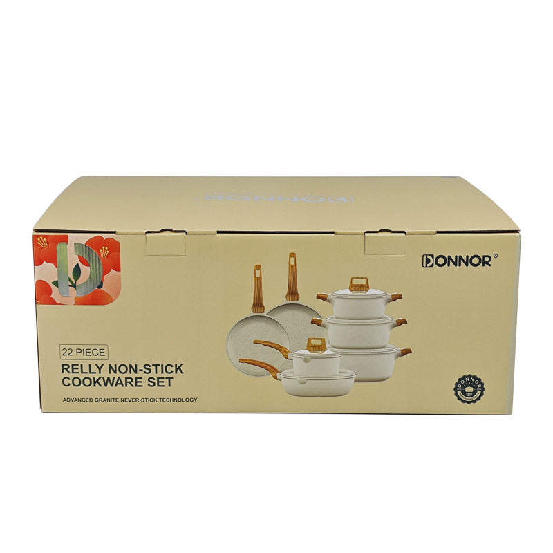 Nonstick Aluminum Cookware Set for Home Kitchen Meals Set globalswanky 03