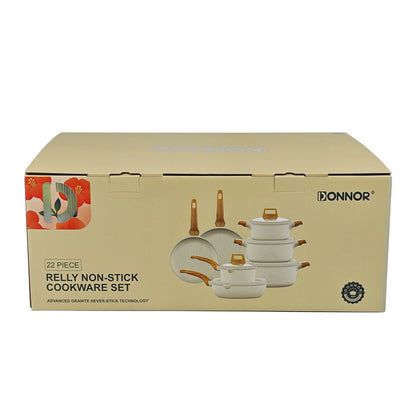 Nonstick Aluminum Cookware Set for Home Kitchen Meals Set globalswanky 03