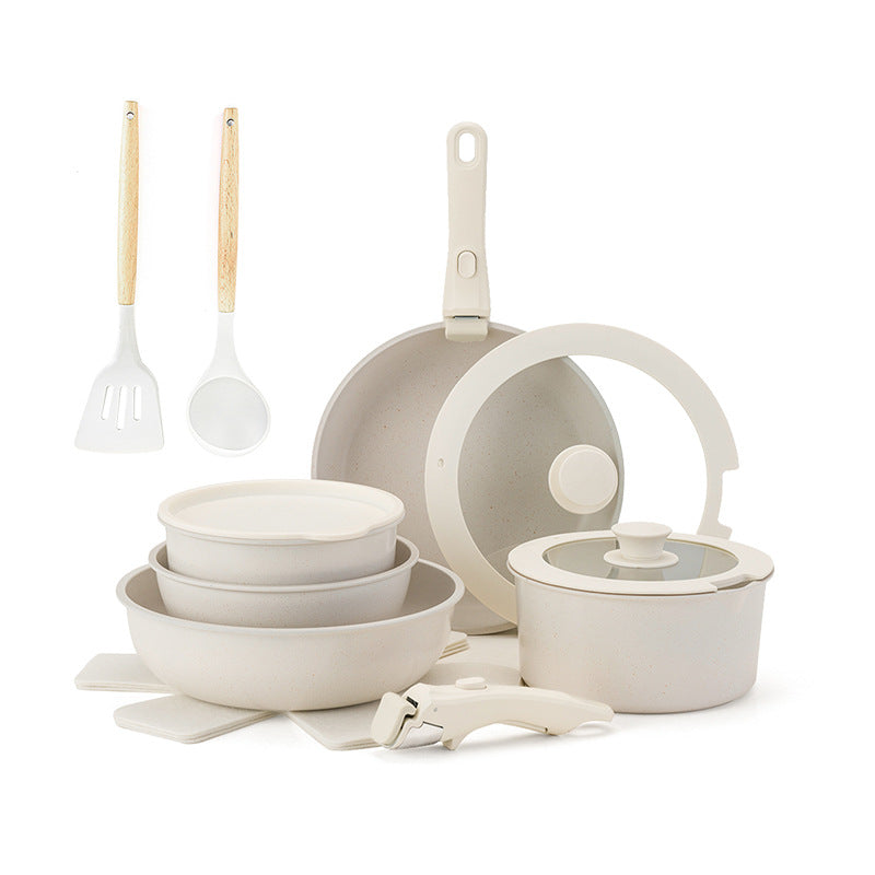 Nonstick Cookware Set for Easy Home Kitchen Cooking Use Kit globalswanky 01