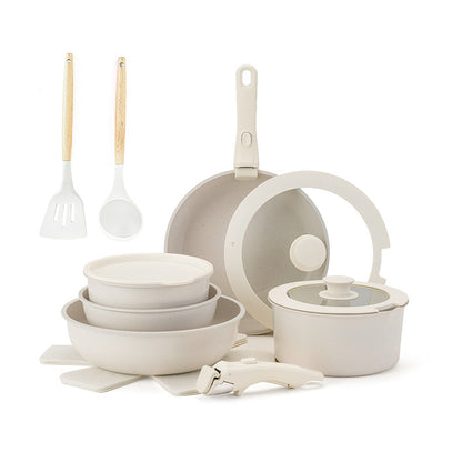Nonstick Cookware Set for Easy Home Kitchen Cooking Use Kit globalswanky 01