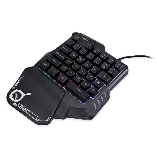 One-Handed Mechanical Gaming Keyboard Portable Gaming Controller globalswanky 02