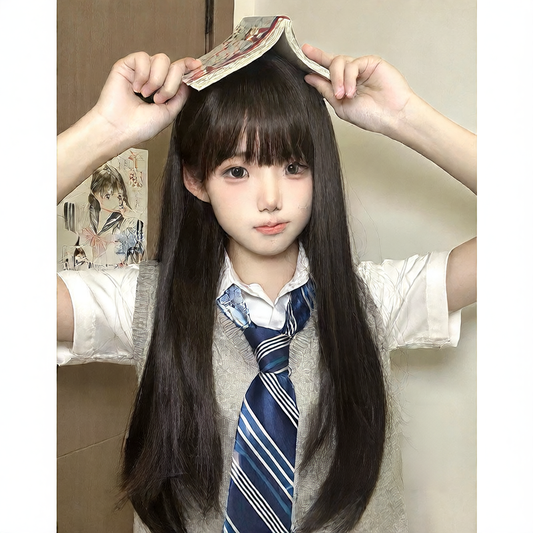 One Piece Full Coverage Wig With a Soft Natural Seamless Fit Global Swanky 03