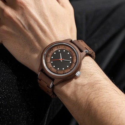 One Piece Wooden Fashionable Quartz Watch Global swanky 1