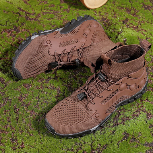 Outdoor Large Size Hiking Shoes Men's Lightweight High-top Global swanky 2