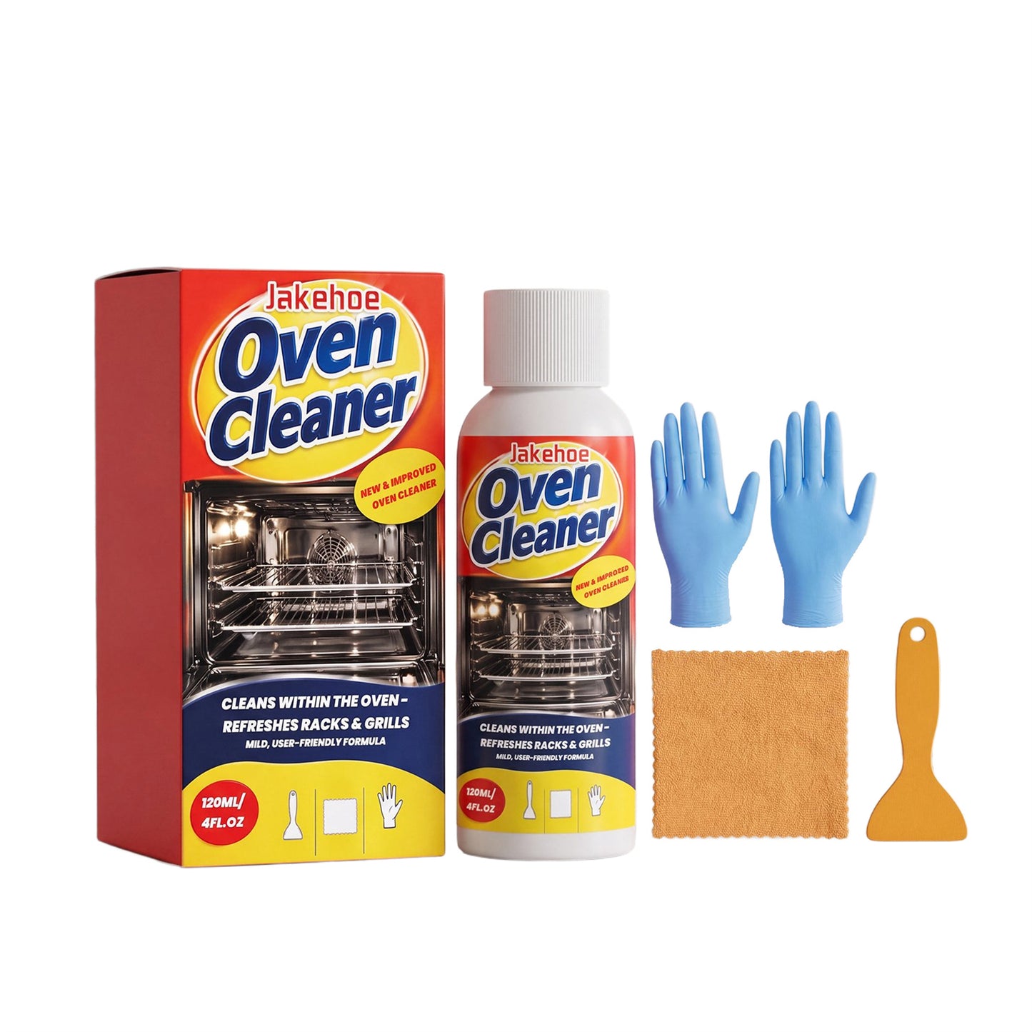Oven Cleaner for Stubborn Grease and Burnt Food Stains Care globalswanky 01