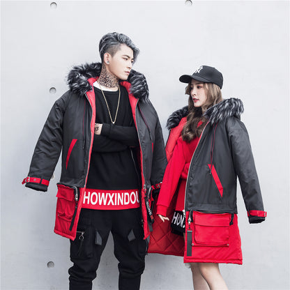 Patchwork Thick Hooded Parka Comfortable & Fashionable Jacket
global-swanky 1