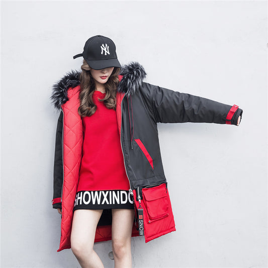 Patchwork Thick Hooded Parka Comfortable & Fashionable Jacket
global-swanky 2