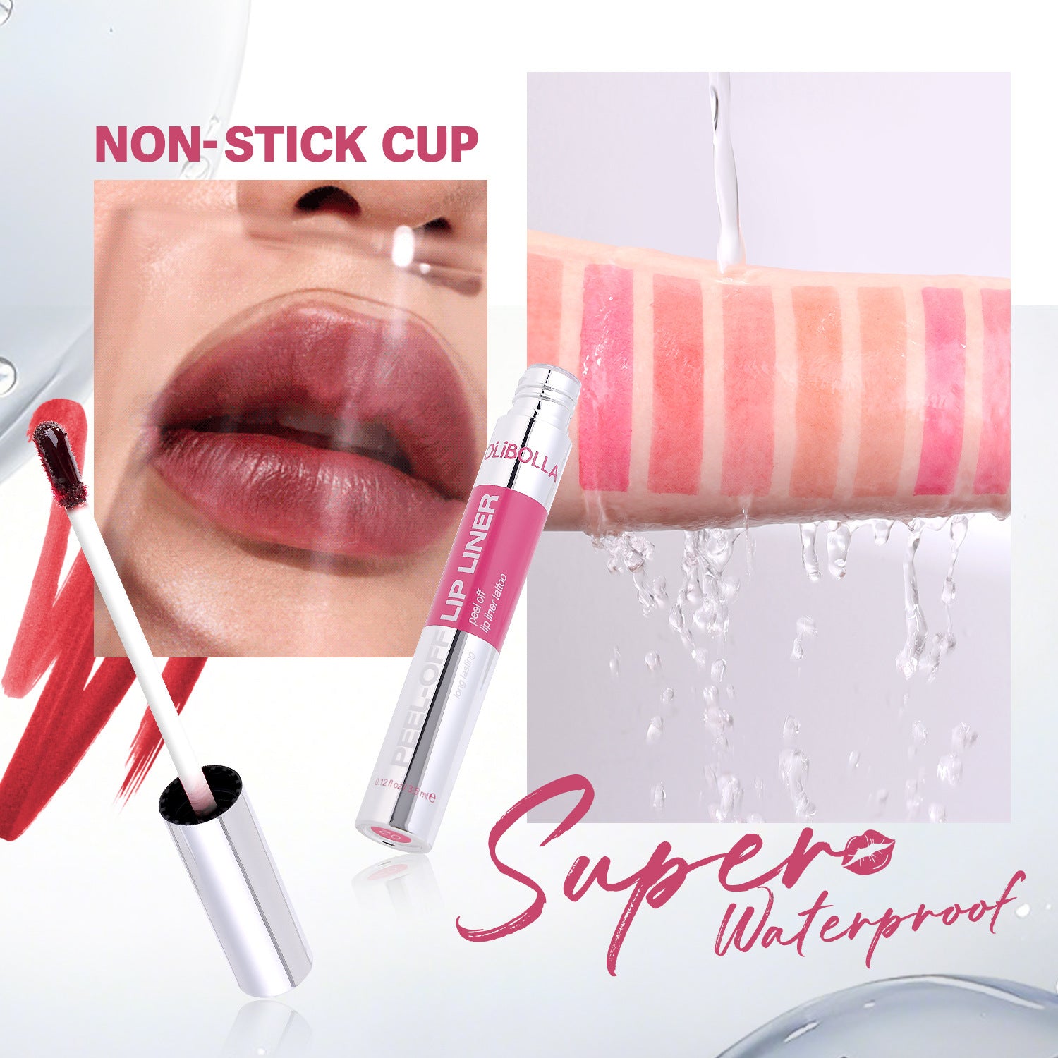 Peel-Off Matte Lip Gloss and Liner Set for Long-Lasting Color globalswanky 03