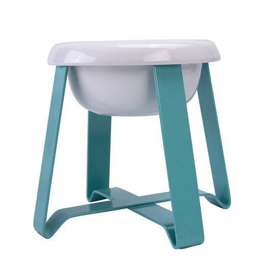 Pet Bowls Creative Antislip Cat Feeding Bowl Cat Food Bowl With Iron Stand 2 In 1 Pet Food Water Feeder Pet Feeding Supplies Global swankw 3