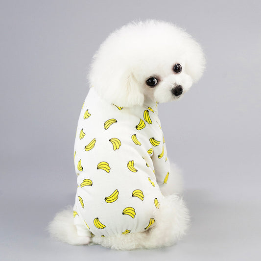  Pet Four-Legged Cotton Home Clothes Cartoon Fruit Dog Pajamas
/global-swanky 3