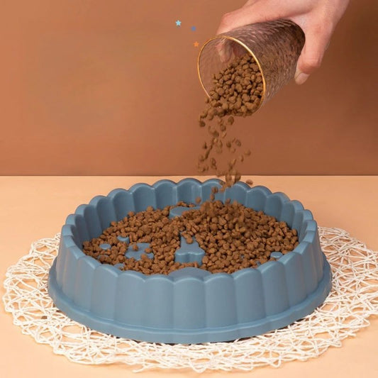 Pet Supplies Dog Cat Anti Choking Feeding Food Bowls Puppy Slow Down Eating Feeder Dish Prevent Obesity New Product Variety Global swanky 1
